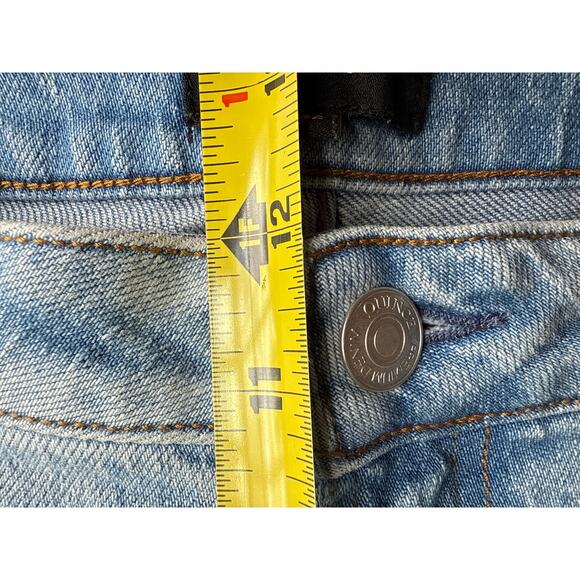 Quince Cropped Wide-Leg Denim Jeans in Light Blue Size 32 - Picture 4 of 7